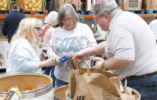 Green Law volunteering at the Dayton FoodBank